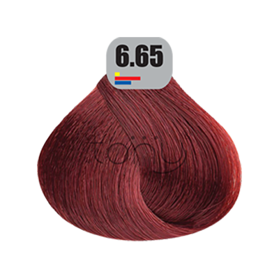 رنگ موی طبیعی شماره 6.65