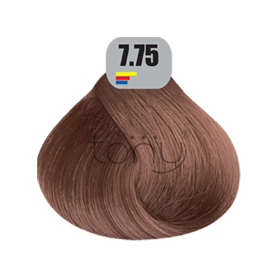 رنگ موی طبیعی شماره 7.75