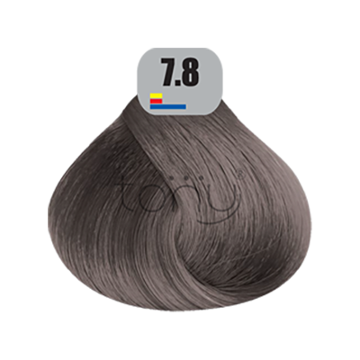 رنگ موی طبیعی شماره 7.8